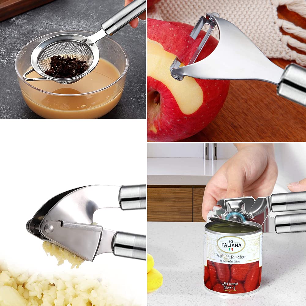 BESTZMWK Juego de utensilios de cocina, 35 piezas