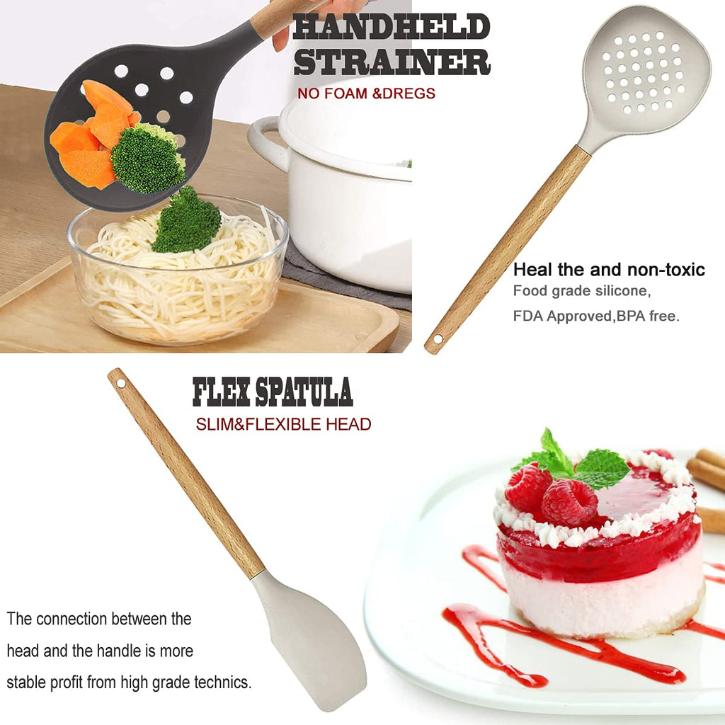 BESTZMWK Juego de utensilios de cocina, 35 piezas - AtriaHome