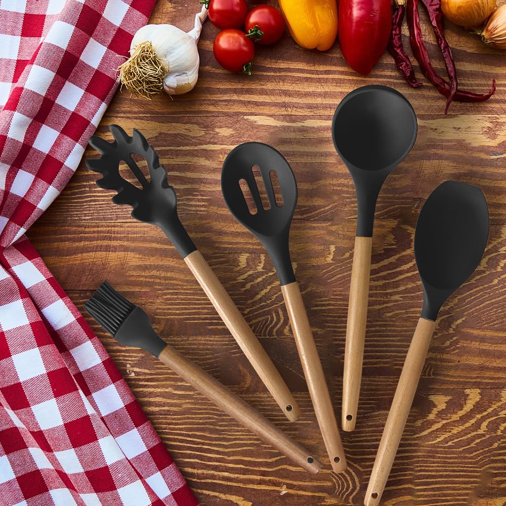Juego de utensilios de cocina - 35 piezas de utensilios de cocina con rallador - AtriaHome