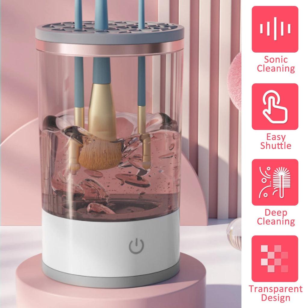 Lavadora y secadora de brochas con alimentación USB - AtriaHome