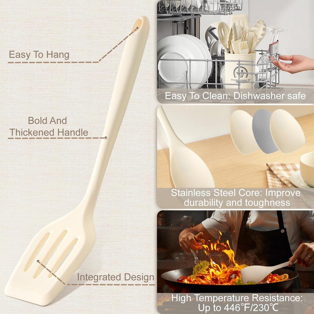 Omtofo 13 Piezas Utensilios de Cocina de Silicona - AtriaHome
