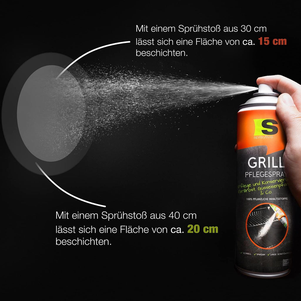 Spraytive 1 x 500 ml spray de cuidado de barbacoa - Limpiador de barbacoa - AtriaHome