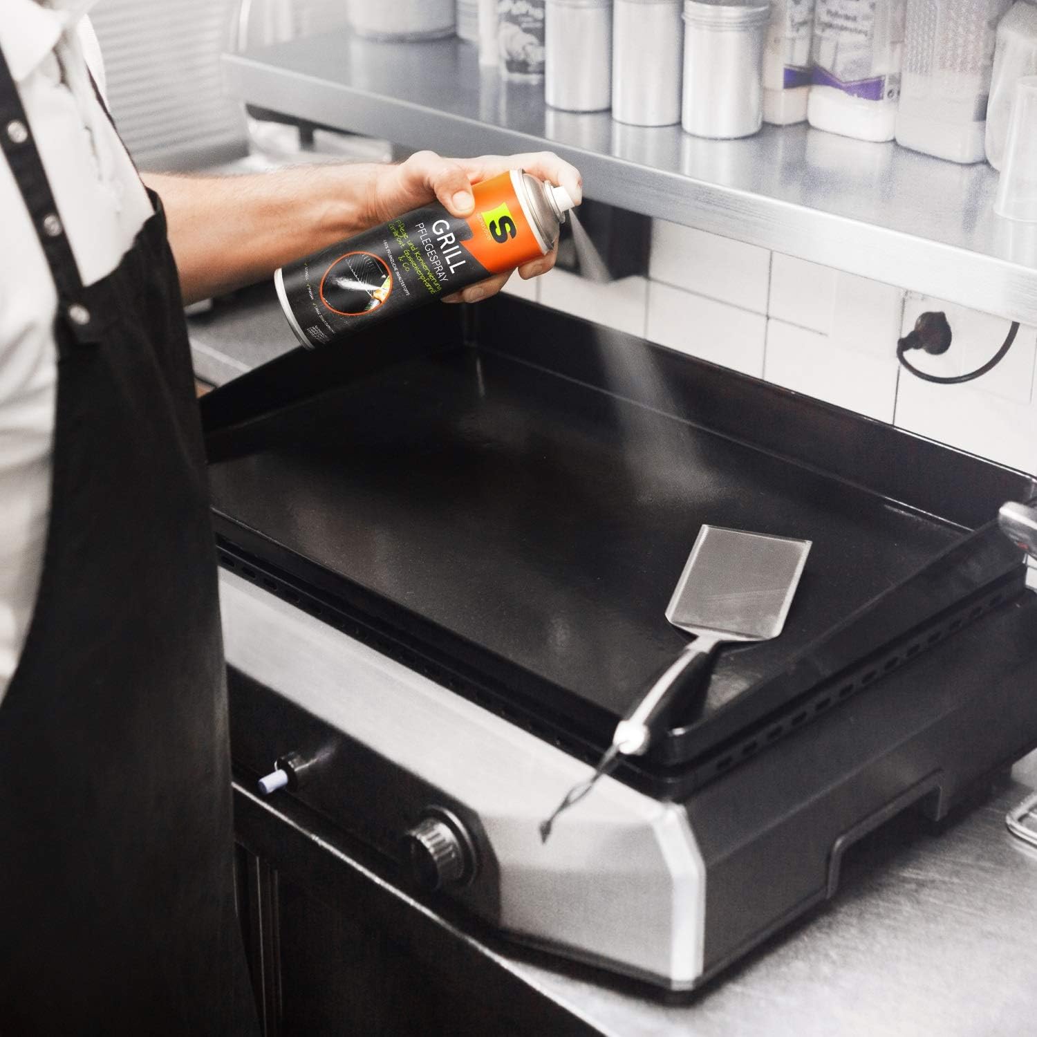 Spraytive 1 x 500 ml spray de cuidado de barbacoa - Limpiador de barbacoa - AtriaHome