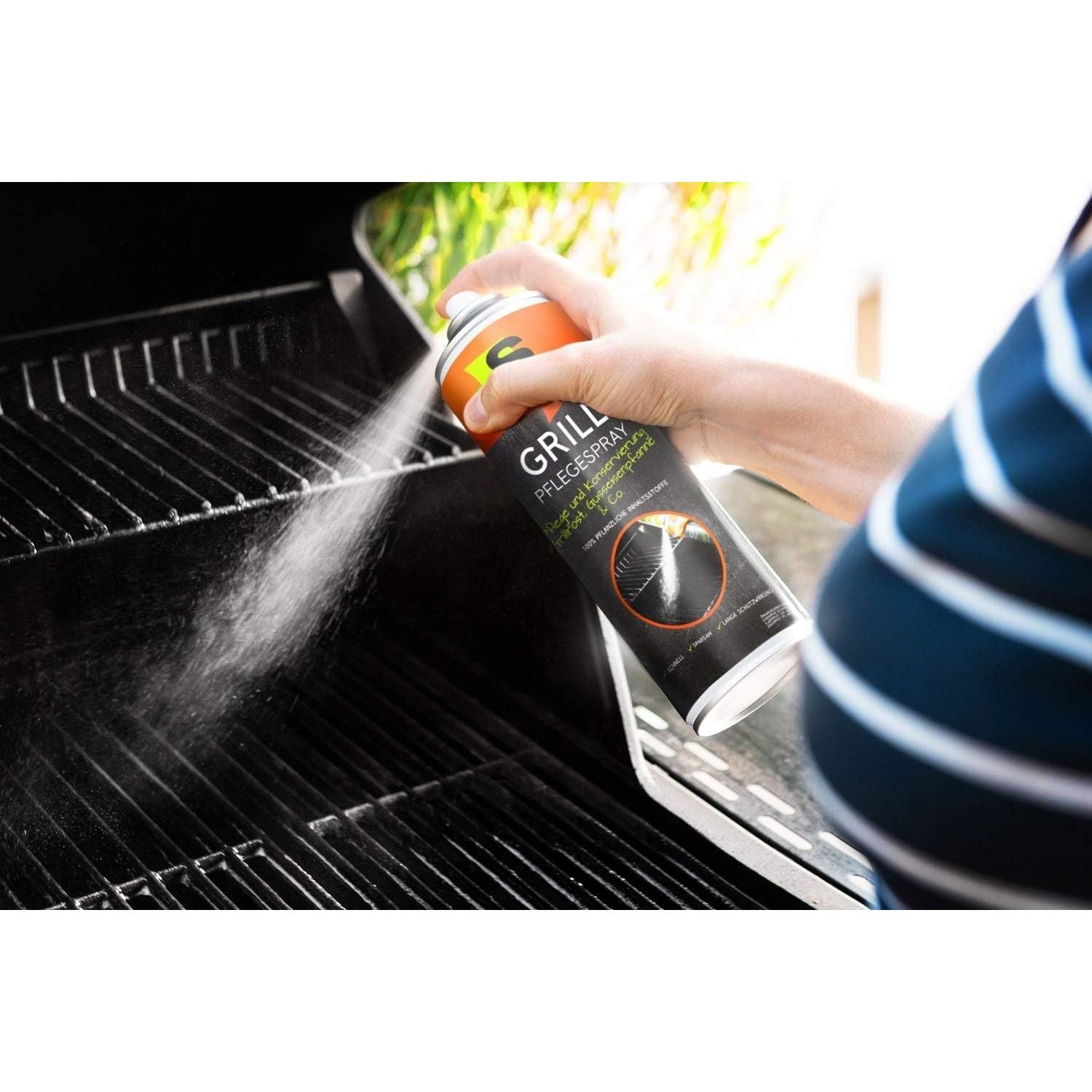 Spraytive 1 x 500 ml spray de cuidado de barbacoa - Limpiador de barbacoa - AtriaHome